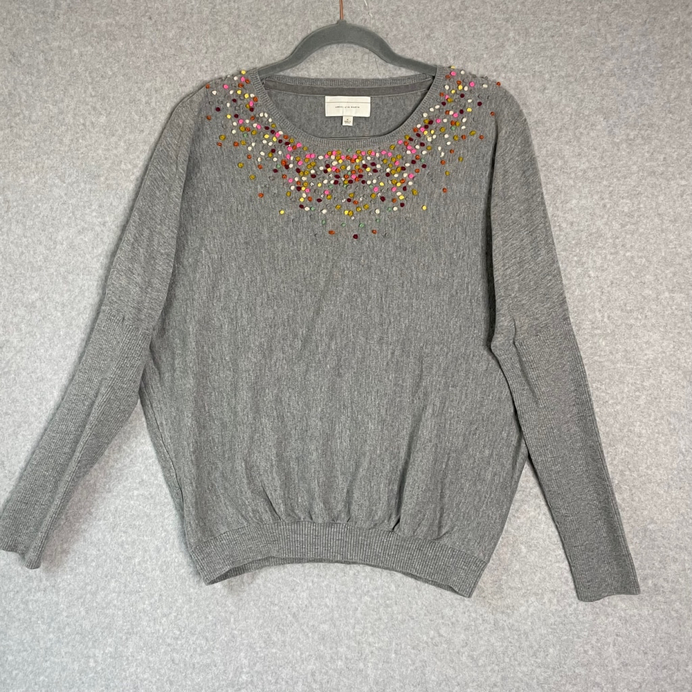 Angel of the North Grey Pullover Sweater Women's Medium